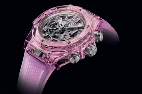 hublot green bezel pink dial|Big Bang Unico Pink Sapphire 42 mm .